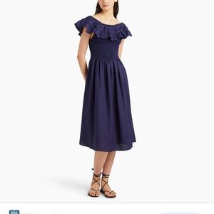 Navy Akilah Nap Dress NWT Hill House XS